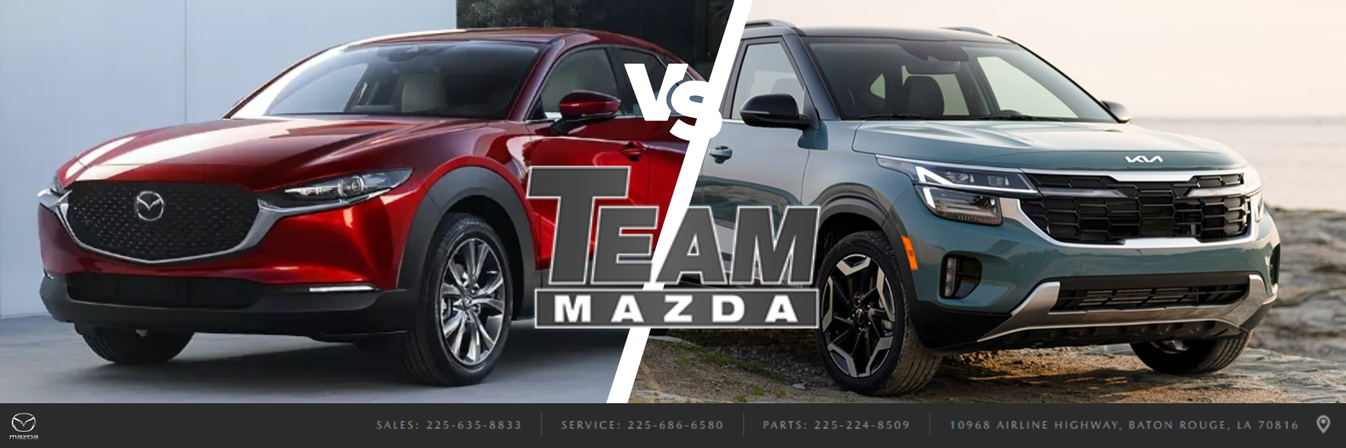 2024 Mazda CX-30 vs. 2024 Kia Seltos Why the CX-30 is Baton Rouge’s Top Choice