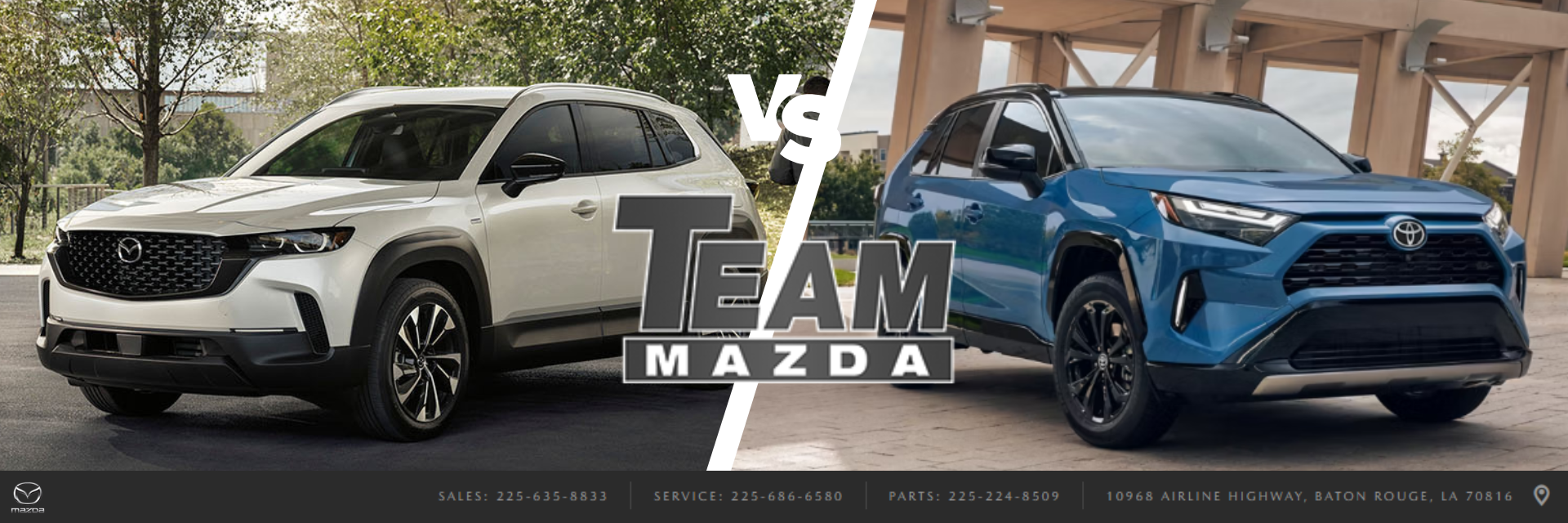 2025 Mazda CX-50 Hybrid vs. 2025 Toyota RAV4 Hybrid