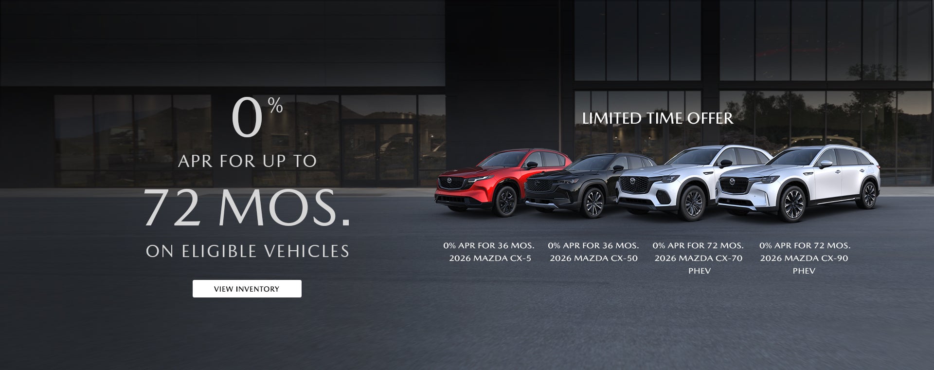 0% APR for up to 72 Months Oct 26