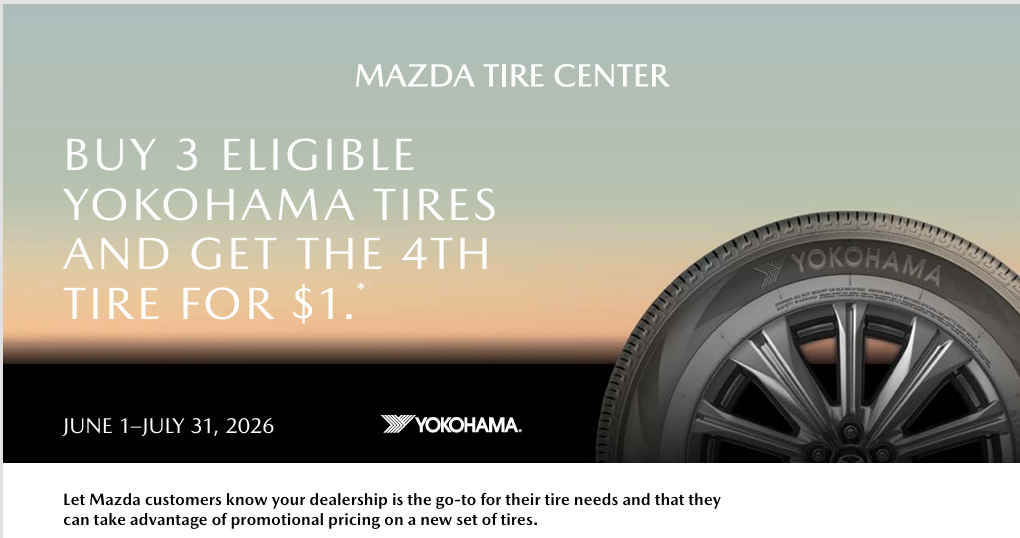Buy 3 Tires, Get the 4th Tire for $1